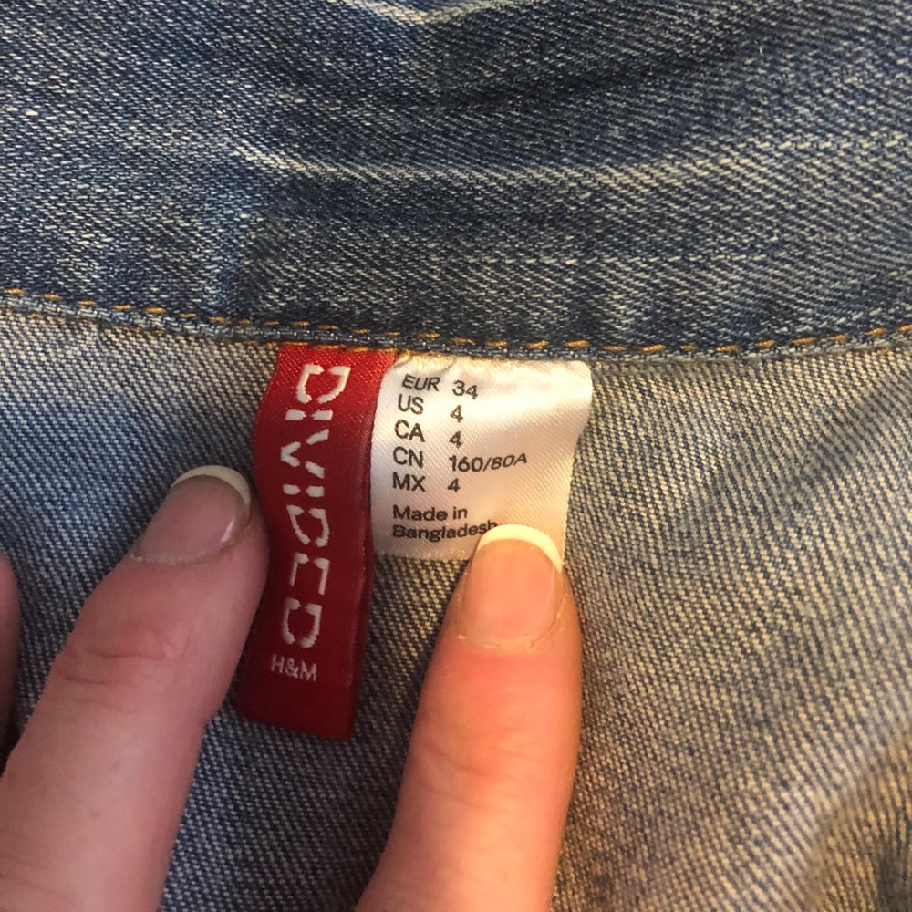 Cropped Denim Jacket - image 2